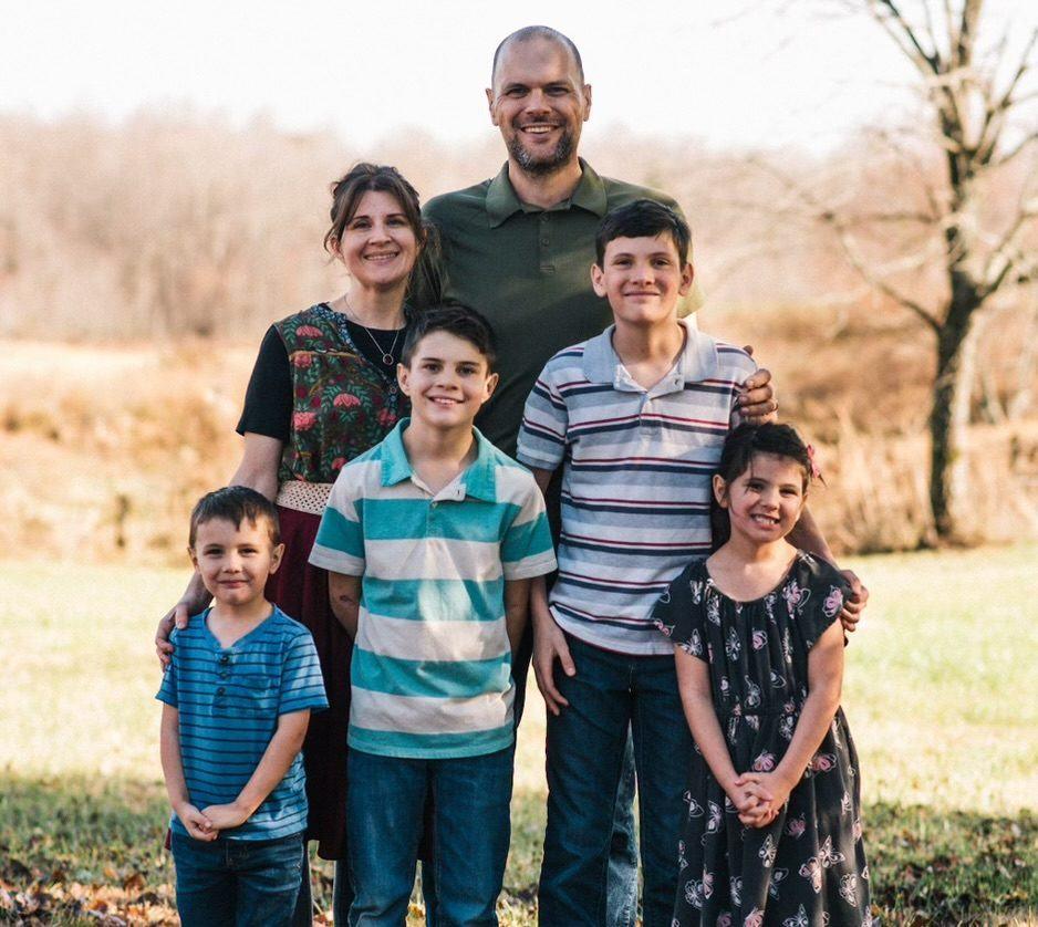 Our family: Jeremy, Tiffany and our four kids